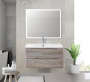 Тумба с раковиной подвесная  BelBagno ACQUA 80 Rovere Rustico, раковина белая