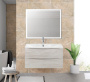 Тумба с раковиной подвесная  BelBagno ACQUA 80 Rovere Rustico, раковина белая
