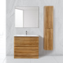 Тумба с раковиной напольная BelBagno ALBANO 100 Bianco Lucido, раковина белая