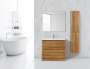 Тумба с раковиной напольная BelBagno ALBANO 80 Bianco Lucido, раковина белая