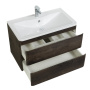 Тумба с раковиной подвесная BelBagno ALBANO 80 Rovere Rustico, раковина белая