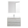 Тумба с раковиной подвесная BelBagno ALBANO 80 Rovere Rustico, раковина белая