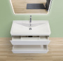 Тумба с раковиной подвесная BelBagno ALBANO 90 Rovere Rustico, раковина белая