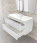 Тумба с раковиной подвесная BelBagno ALBANO 90 Rovere Rustico, раковина белая