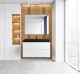 Тумба с раковиной подвесная BelBagno VITTORIA 80 Bianco Opaco, раковина белая