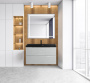 Тумба с раковиной подвесная BelBagno VITTORIA 80 Bianco Opaco, раковина белая