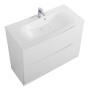 Тумба с раковиной напольная BelBagno MARINO 100 Bianco Lucido