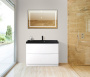 Тумба с раковиной напольная BelBagno MARINO 80 Bianco Lucido, раковина белая