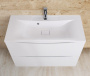 Тумба с раковиной напольная BelBagno MARINO 90 Bianco Lucido, раковина белая