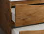 Тумба с раковиной подвесная BelBagno MARINO 110 Rovere Moro, раковина белая