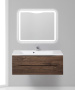 Тумба с раковиной подвесная BelBagno MARINO 120 Rovere Bianco, раковина белая
