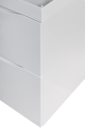 Тумба с раковиной подвесная BelBagno MARINO-H60 100 Bianco Lucido, раковина белая