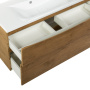 Тумба с раковиной подвесная BelBagno MARINO-H60 110 Rovere Nature, раковина белая