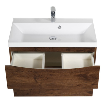 Тумба с раковиной подвесная BelBagno MARINO-H60 80 Rovere Nature, раковина белая