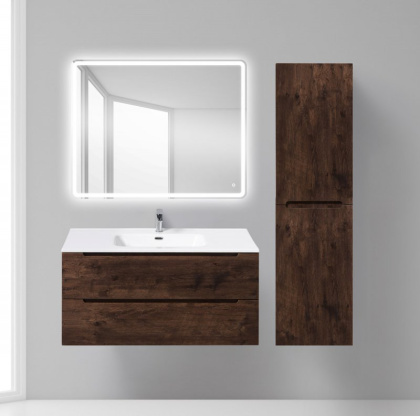 Тумба с раковиной подвесная BelBagno ETNA 120  Rovere Nature, раковина белая