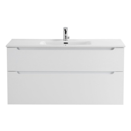 Тумба с раковиной подвесная BelBagno ETNA-H60 120 Bianco Lucido, раковина белая