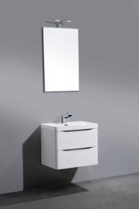 Тумба с раковиной подвесная  BelBagno ANCONA-N 60 Bianco Lucido, раковина белая