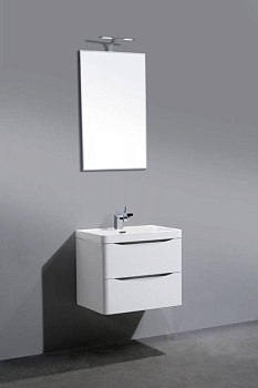 Тумба с раковиной подвесная  BelBagno ANCONA-N 60 Bianco Lucido, раковина белая