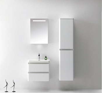 Тумба с раковиной подвесная  BelBagno ENERGIA-N 60 Bianco Lucido, раковина белая