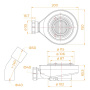 Сифон для поддонов RGW S-16, RGW 44241600-01
