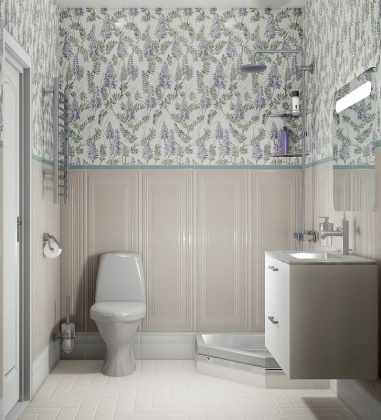 Плитка настенная 14005R Монфорте бежевый панель обрезной 40*120*12 (3шт\1.44м2) , м2