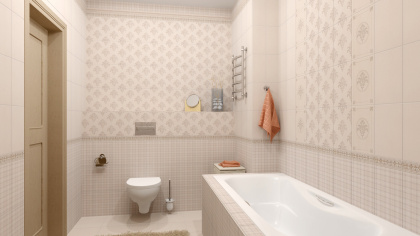 Плитка настенная 8235 Традиция короны 20*30 (25шт/1,5 м2), м2
