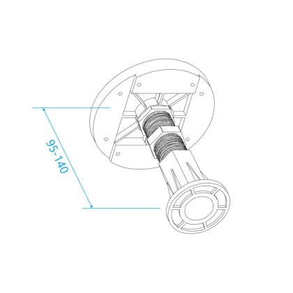 Ножки для поддона RGW N-01 (10), RGW 03230111-31
