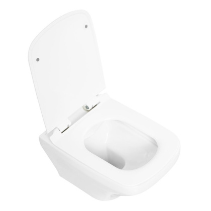 SELA Сиденье дюропласт, soft close, металлическое крепление, BB3201SC