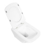 SELA Сиденье дюропласт, soft close, металлическое крепление, BB3201SC