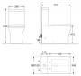 Сиденье дюропласт, soft close, металлическое крепление BB2112SC