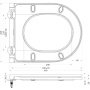 Сиденье с металлическими креплениями, системой Soft close BB870SC
