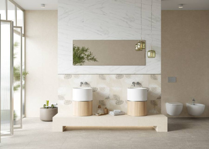 Керамическая плитка Creto Pastel White 30х60