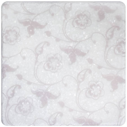 Натуральный мрамор WHITE MOTIF №2 10x10, Marble