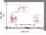 ACQUA-AH-1-140/100-C-Cr Душевой уголок