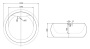 Акриловая ванна BELBAGNO BB30-1550, 1550x1550x600