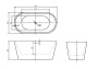 Акриловая ванна BELBAGNO BB306-1585