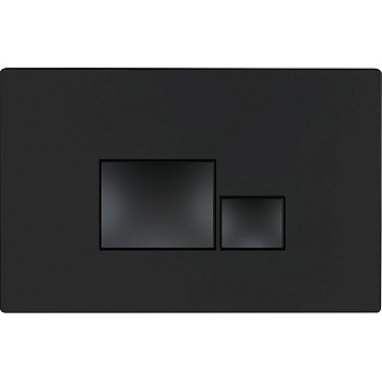 Кнопка смыва BB074NERO, чёрная матовая