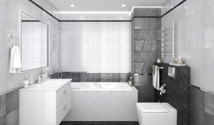 Металлика Декор мозаичный чёрный MM34034 25х25