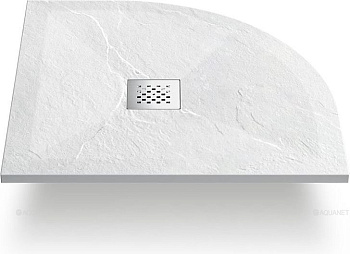 Поддон для душа из искусственного камня  VST-4SQ8080W, 800*800*25, белый матовый