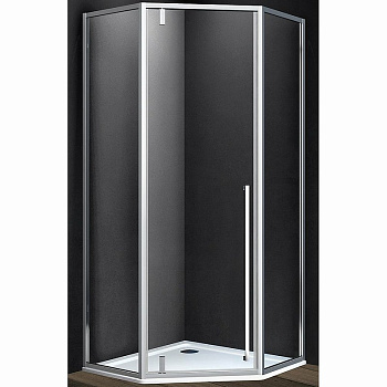 Душевой уголок Penta VSP-3P900CL, 900*900, хром, стекло прозрачное