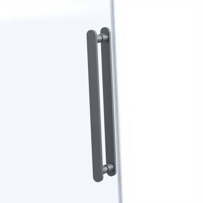 Душевой уголок Como Soft VSR-1CS1013CLGM, 1300*1000, вороненая сталь, стекло прозрачное