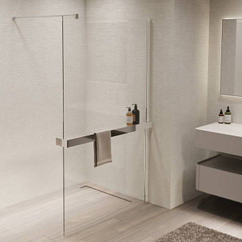 Душевая перегородка Walk-In VSW-1HR120CL, 1200*2000, хром, стекло прозрачное