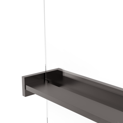 Душевая перегородка Walk-In VSW-1HR120CGGM, 1200*2000, вороненая сталь, стекло тонированное