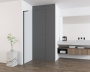 Душевая перегородка Walk-In VSW-7HA700CLB, 700*2000, черный матовый, стекло прозрачное