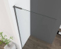 Душевая перегородка Walk-In VSW-7HA800CLGM, 800*2000, вороненая сталь, стекло прозрачное