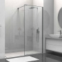 Душевая перегородка Walk-In VSW-1HS900CLGM, 900*2000, вороненая сталь, стекло прозрачное