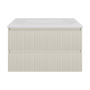 База под раковину Welle 800 подвесная, 2 выкатных ящика soft-close, M.Beige