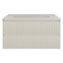База под раковину Welle 1000 подвесная, 2 выкатных ящика soft-close, M.Beige