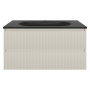 База под раковину Welle 1000 подвесная, 2 выкатных ящика soft-close, M.Beige