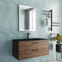 База под раковину Chiara 2D 1000 подвесная, 2 выкатных ящика soft-close, С.Oak